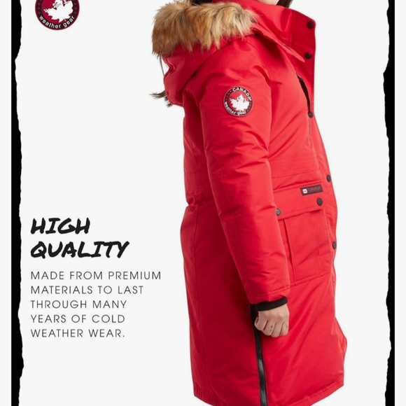 Red Canada Weather Gear womens size Large - Picture 5 of 8